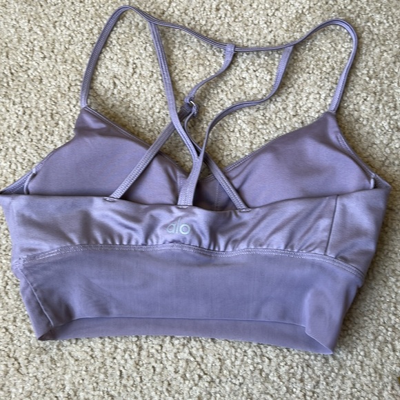 ALO Yoga Women’s Lavish Sports Bra in lavender, size small - Picture 3 of 10